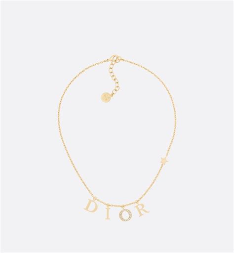 gold finish metal dior|dio gold finish necklace.